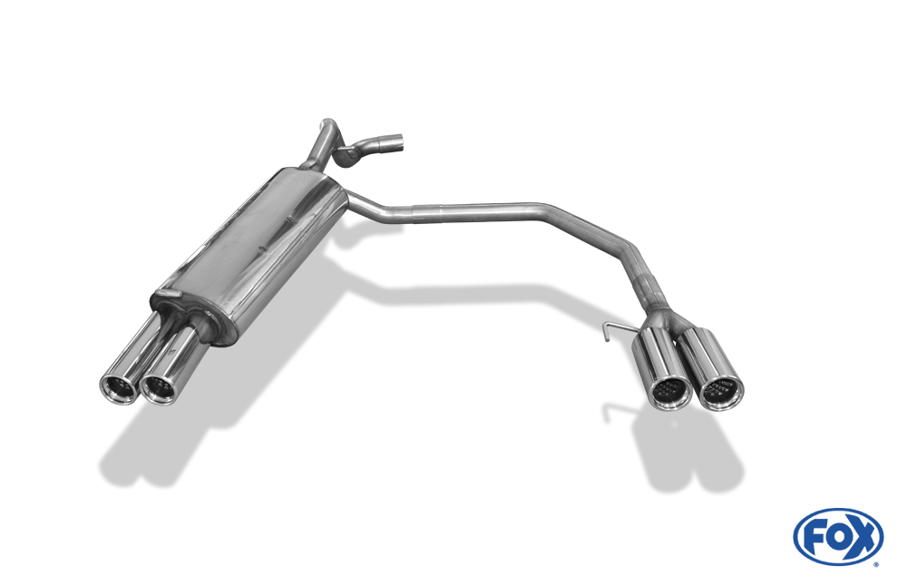 Audi A3 Typ 8L Endschalldämpfer Ausgang rechts/links - 2x76 Typ 13 rechts/links VW Beetle Typ 1C/ 9C Endschalldämpfer Ausgang rechts/links - 2x76 Typ 13 rechts/links