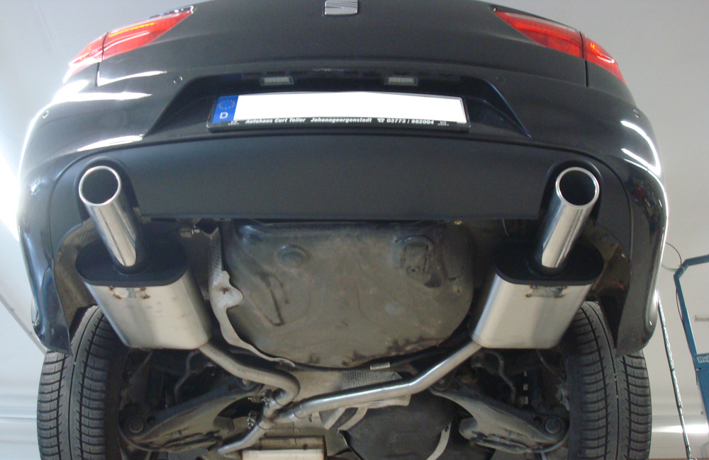 Seat Exeo 3R - Limousine/ Kombi (ST) Endschalldämpfer Ausgang rechts/links - 1x90 Typ 16 rechts/links Seat Exeo 3R - Limousine/ Kombi (ST) Endschalldämpfer Ausgang rechts/links - 1x90 Typ 16 rechts/links