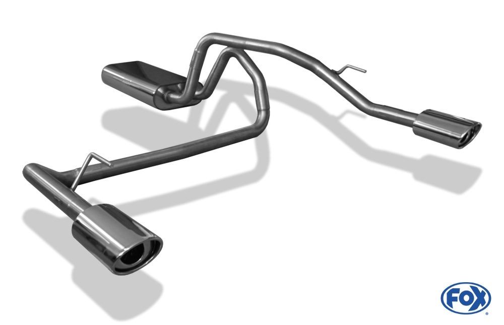 Jeep Grand Cherokee Typ WJ/WG Endschalldämpfer Ausgang rechts/links - 115x85 Typ 33 rechts/links