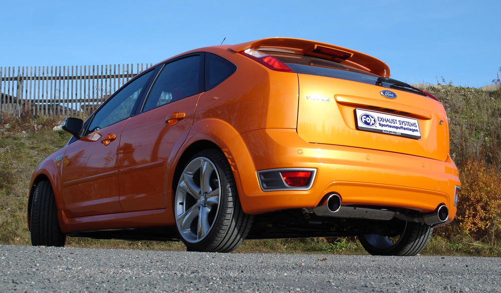 Ford Focus II ST Endschalldämpfer quer Ausgang rechts/links - 1x100 Typ 17 rechts/links Ford Focus II ST Endschalldämpfer quer Ausgang rechts/links - 1x100 Typ 17 rechts/links