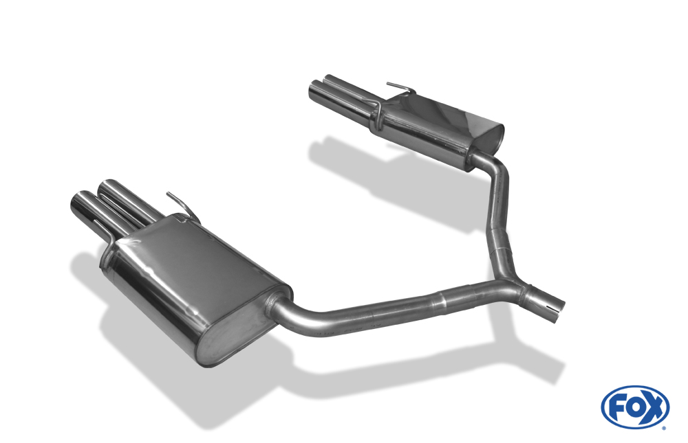 Opel Vectra C GTS Endschalldämpfer rechts/links zweiflutig - 2x76 Typ 17 rechts/links Opel Vectra C GTS Endschalldämpfer rechts/links zweiflutig - 2x76 Typ 17 rechts/links