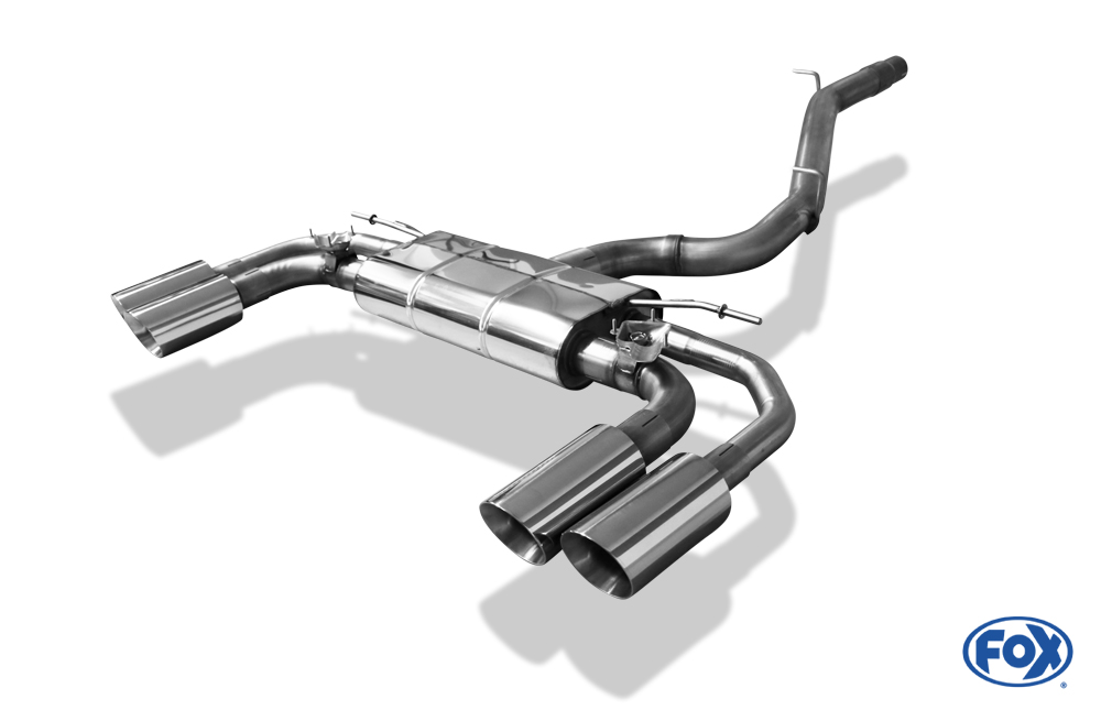 Audi S3 GY - Limousine Halbanlage ab OPF mit Abgasklappen - 2x114 Typ 25 rechts/links
