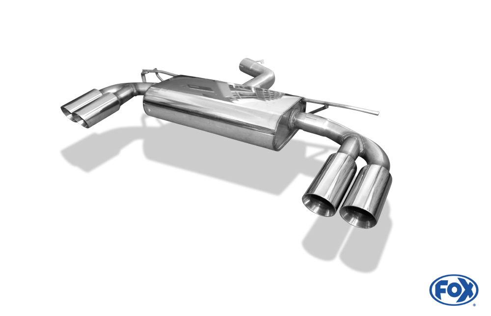 Audi A3 - 8V 3-türer Endschalldämpfer quer Ausgang rechts/links - 2x80 Typ 25 rechts/links