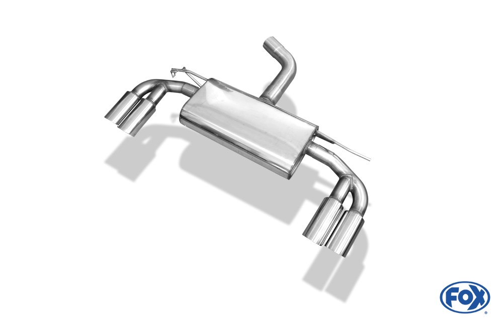 Seat Leon 5F Endschalldämpfer rechts/links - 2x80 type 25 rechts/links Audi A3 - 8V 3-türer Endschalldämpfer quer Ausgang rechts/links - 2x80 Typ 25 rechts/links