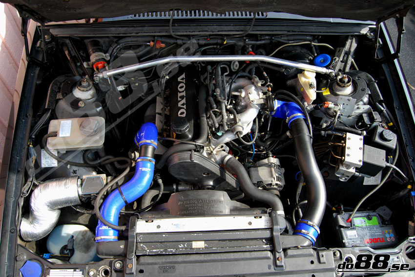 Volvo 700/900 Turbo (ohne Klimaanlage) Druckschläuchen Blau Volvo 700/900 Turbo (ohne Klimaanlage) Druckschläuchen Blau