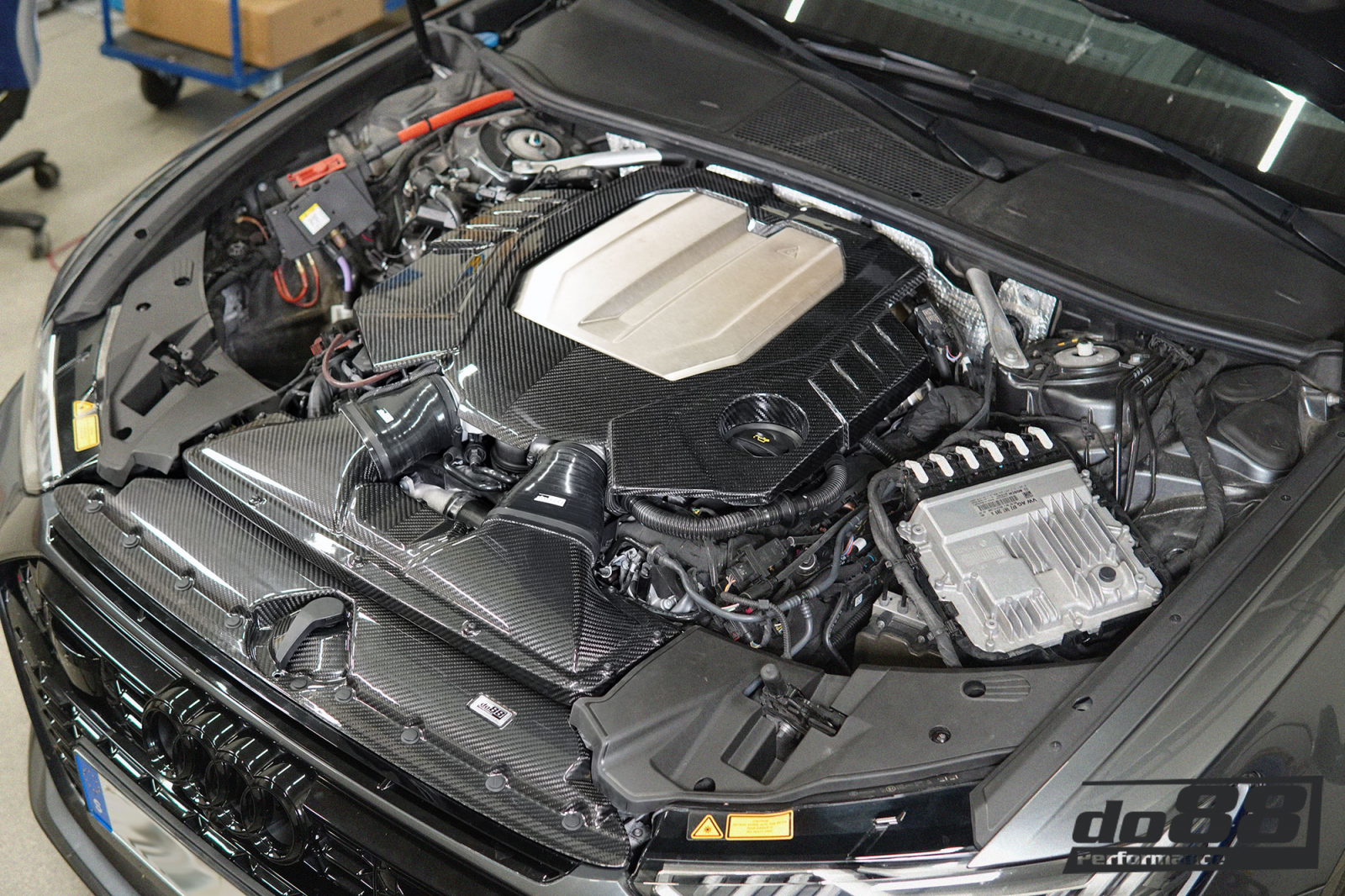 Carbonfaser Motorabdeckung, Audi RS6 RS7 C8 Carbonfaser Motorabdeckung, Audi RS6 RS7 C8