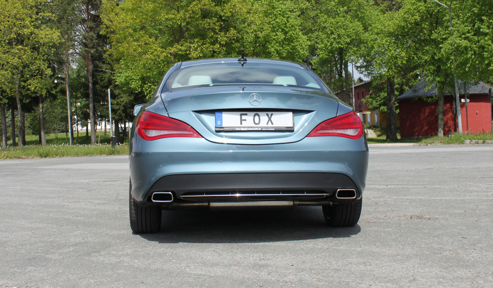 Mercedes CLA - C117/ X117 Frontantrieb Endschalldämpfer quer Ausgang rechts/links - 145x65 Typ 59 rechts/links