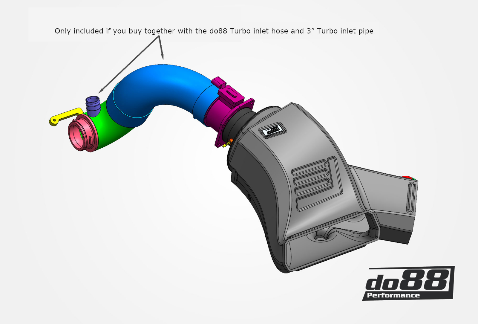 do88 Ansaugsystem VW Polo GTI AW, Audi A1 40TFSI GB EA888 do88 Ansaugsystem + Turbo Einlassrohr VW Polo GTI AW, Audi A1 40TFSI GB EA888