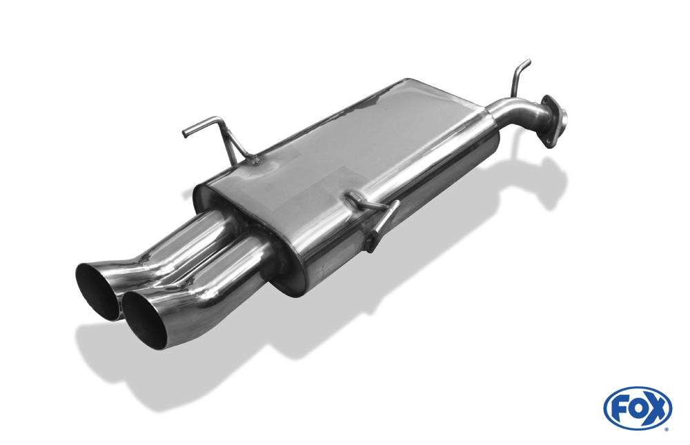 Opel Vectra B - Bj. 94`-9/99` Endschalldämpfer Ø55mm - 2x76 Typ 18 Opel Vectra B - Bj. 94`-9/99` Endschalldämpfer Ø55mm - 2x76 Typ 18