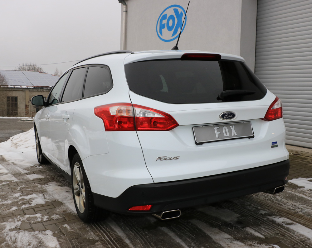 Ford Focus III Ecoboost - Turnier/ Kombi Endschalldämpfer Ausgang rechts/links - 145x65 Typ 59 rechts/links Ford Focus III Ecoboost - Turnier/ Kombi Endschalldämpfer Ausgang rechts/links - 145x65 Typ 59 rechts/links