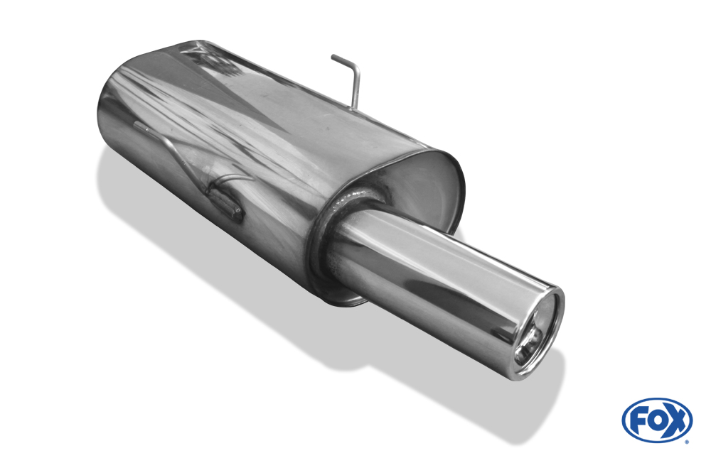 Citroen Saxo/ Peugeot 106 Sport Endschalldämpfer einflutig - 1x90 Typ 13 Peugeot 106 I/II - 1,4l und 1,6l Endschalldämpfer - 1x90 Typ 13