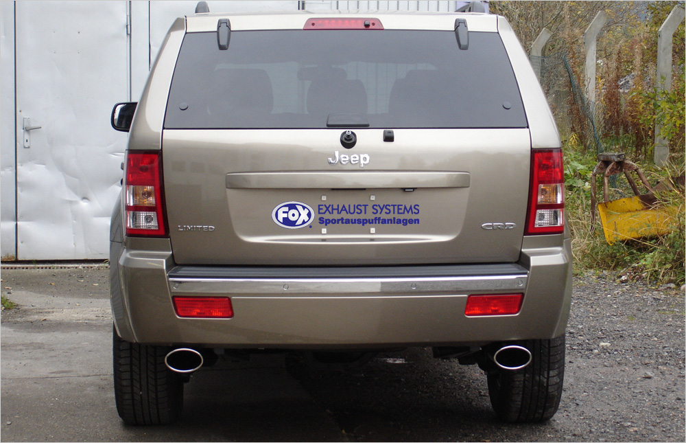 Jeep Commander Typ XK Endschalldämpfer Ausgang rechts/links - 140x90 Typ 32 rechts/links