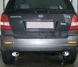 Kia Sorento Typ JC Endrohrgeweih Ausgang rechts/links - 115x85 Typ 33 rechts/links Kia Sorento Typ JC Endrohrgeweih Ausgang rechts/links - 115x85 Typ 33 rechts/links