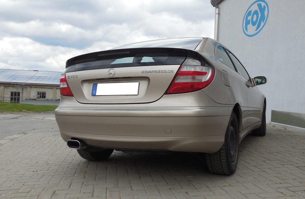 Mercedes C-Klasse Sportcoupe CL203 Endschalldämpfer - 160x80 Typ 53