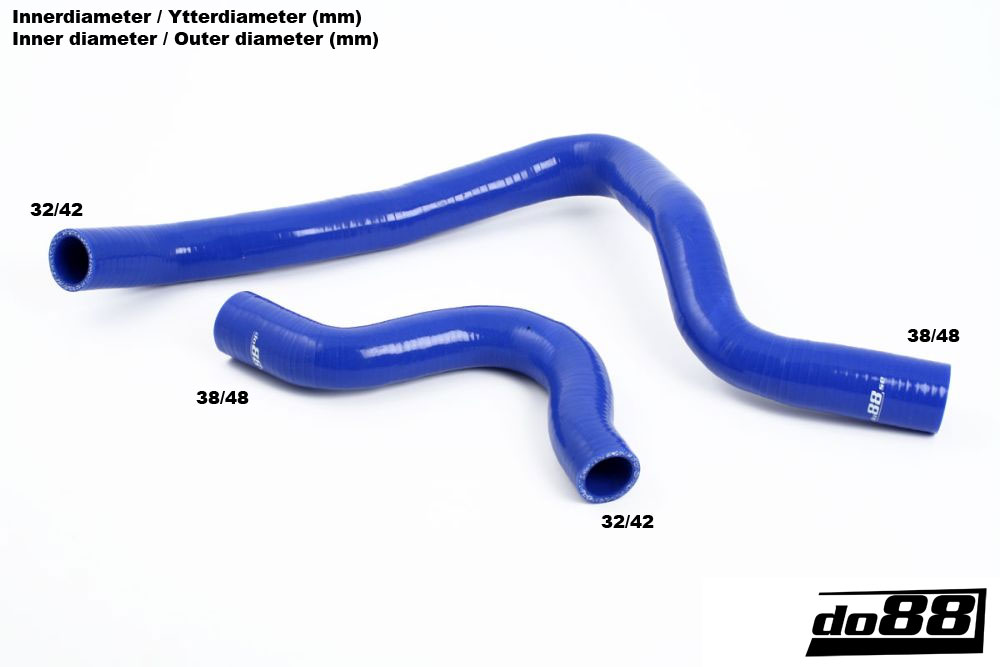 do88-kit13_6 Volvo 850/S70/V70 Turbo 94-00 Kühlerschläuche Blau