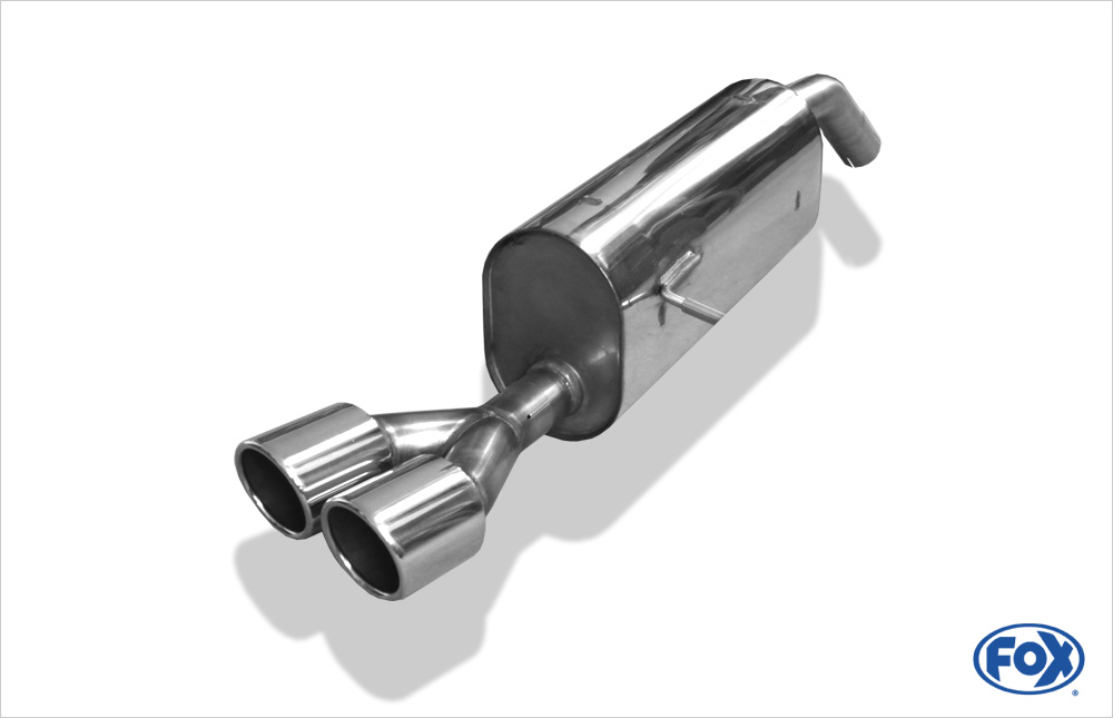 Peugeot 207 SW RC Endschalldämpfer einseitig - 2x90 Typ 16