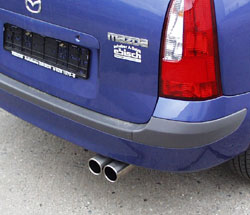 Mazda Premacy Endschalldämpfer - 2x80 Typ 13 Mazda Premacy Endschalldämpfer - 2x80 Typ 13