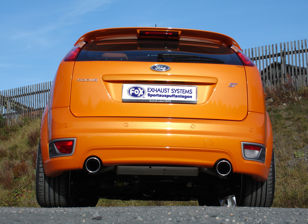 Ford Focus II ST Endschalldämpfer quer Ausgang rechts/links - 1x100 Typ 17 rechts/links Ford Focus II ST Endschalldämpfer quer Ausgang rechts/links - 1x100 Typ 17 rechts/links