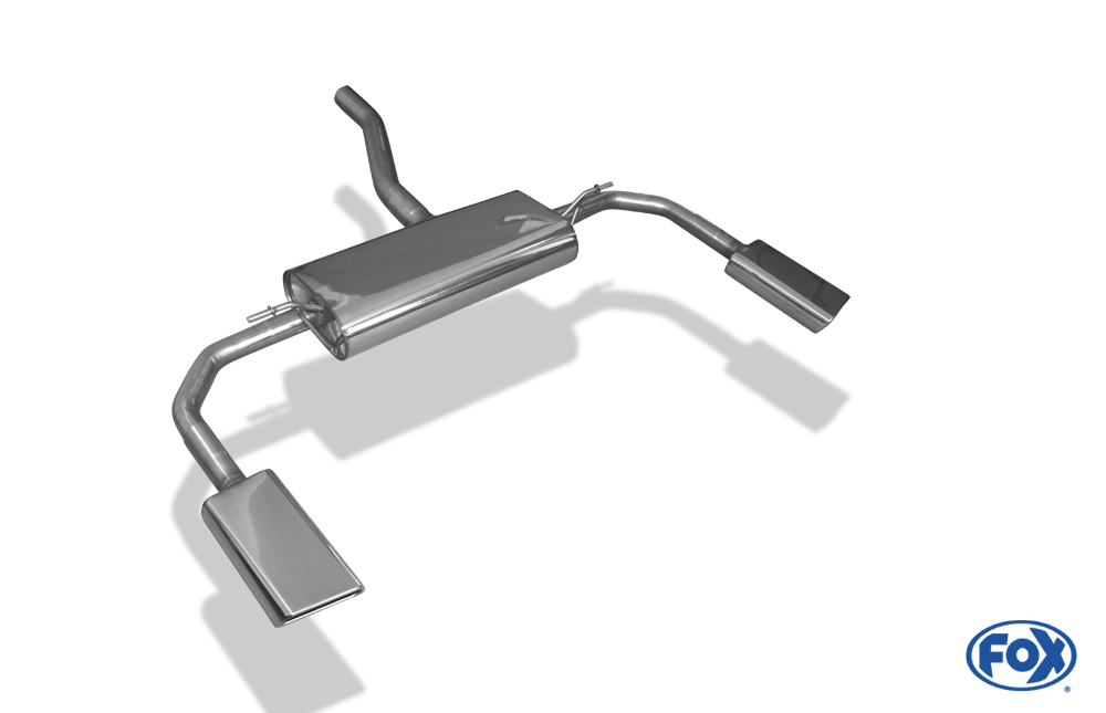 Mercedes CLA - C117/ X117 Frontantrieb Endschalldämpfer quer Ausgang rechts/links - 145x65 Typ 59 rechts/links