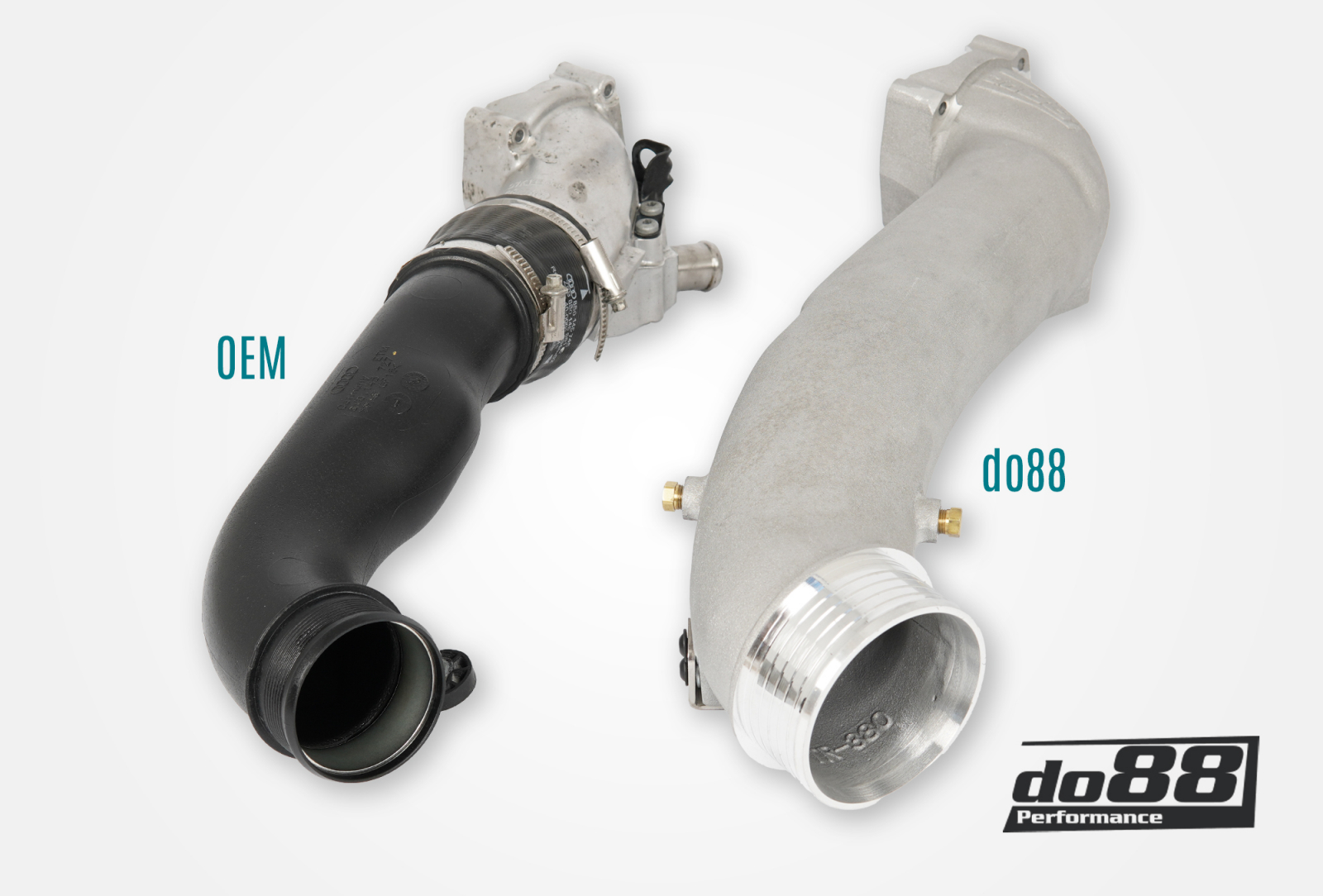 Audi RS3 8V / TTRS 8S Druckrohr, do88 LLK Audi RS3 8V / TTRS 8S Druckrohr, std LLK