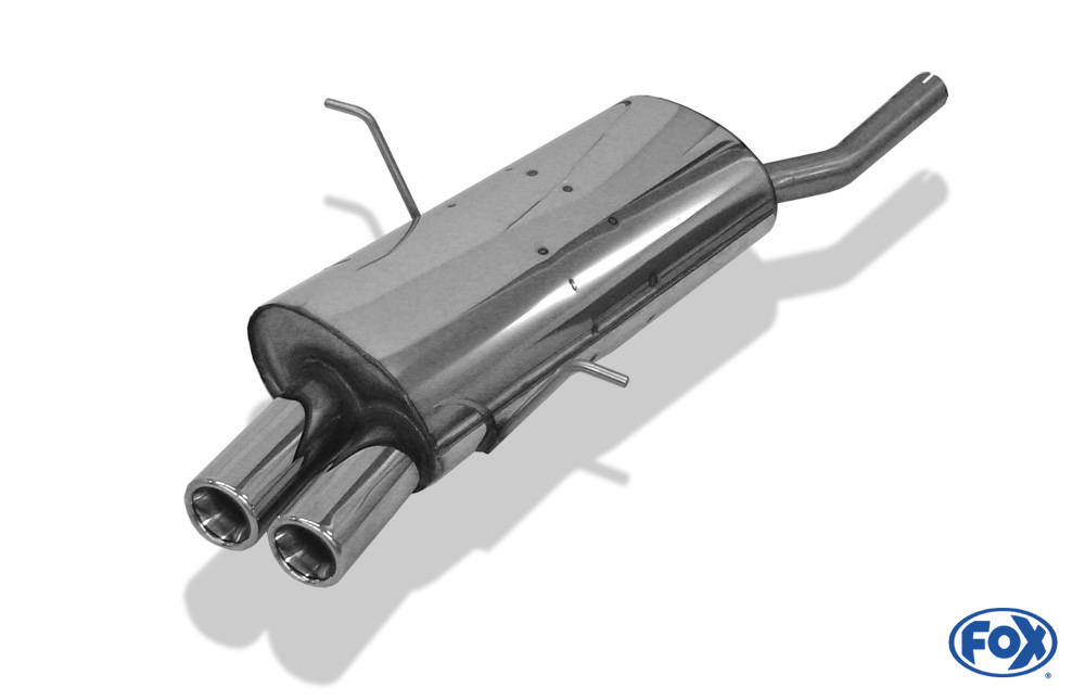 BMW E46 316/ 318 Endschalldämpfer zweiflutig - 2x76 Typ 13 BMW E46 316/ 318 Endschalldämpfer zweiflutig - 2x76 Typ 13