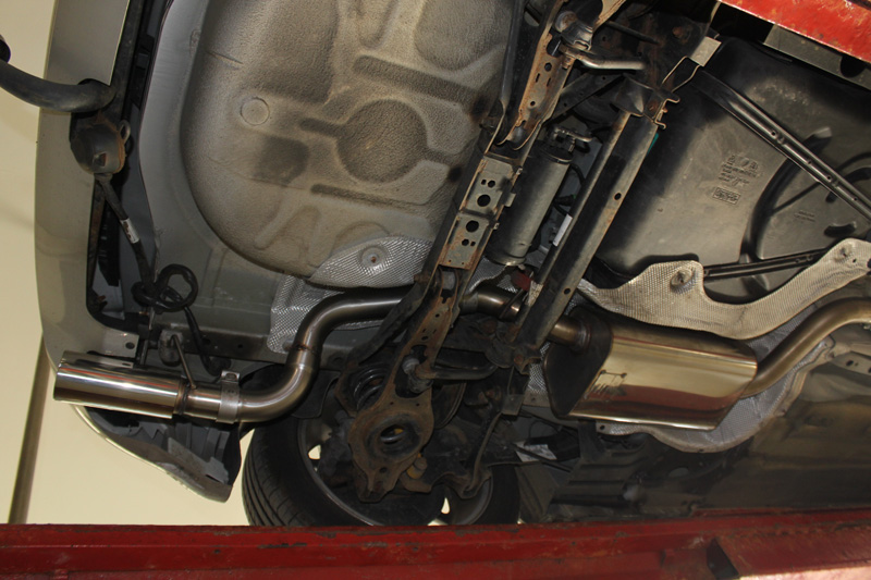 Ford Focus II Fließheck Facelift Endschalldämpfer Ø63,5mm - 1x90 Typ 24 einseitig Ford Focus II Fließheck Facelift Endschalldämpfer Ø63,5mm - 1x90 Typ 24 einseitig