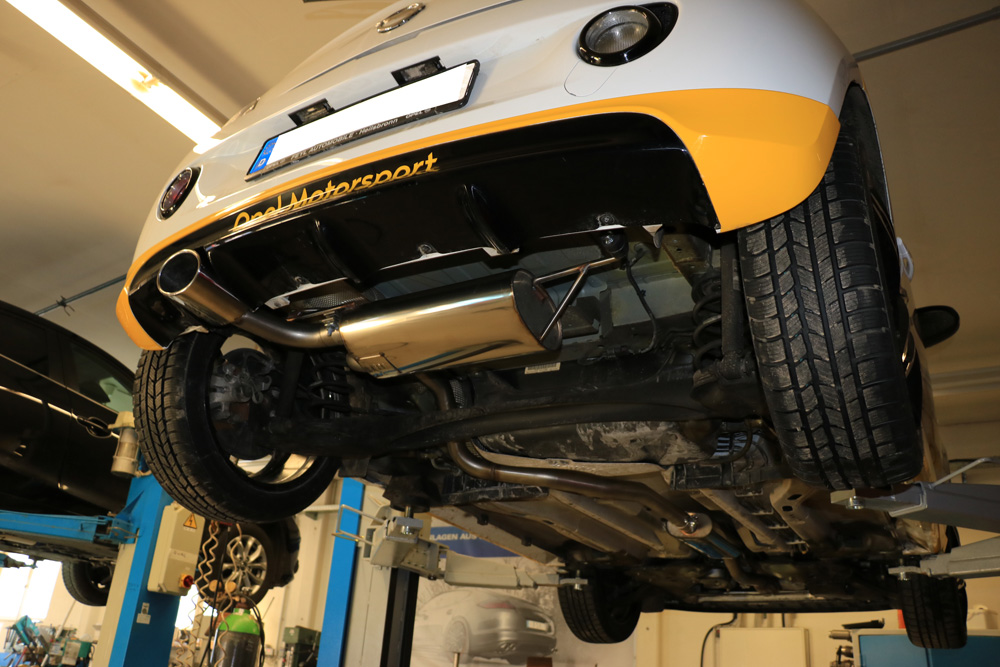 Opel Adam S Endschalldämpfer quer Ausgang links - 140x90 Typ 44 links