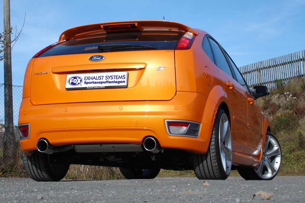 Ford Focus II ST Endschalldämpfer quer Ausgang rechts/links - 1x100 Typ 17 rechts/links Ford Focus II ST Endschalldämpfer quer Ausgang rechts/links - 1x100 Typ 17 rechts/links