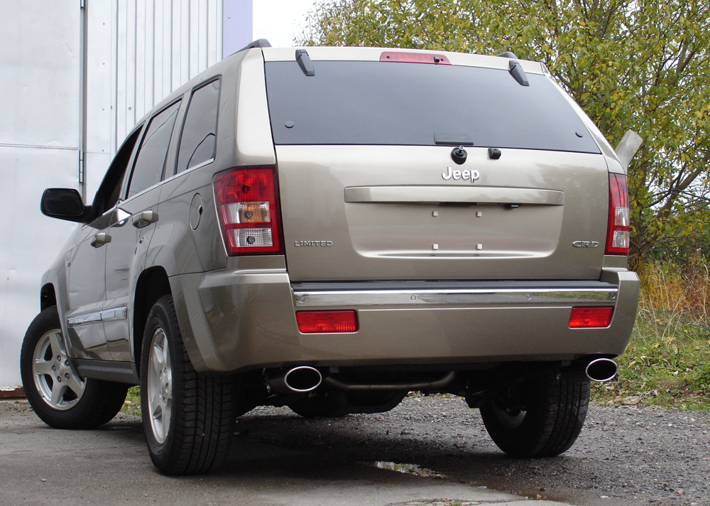 Jeep Commander Typ XK Endschalldämpfer Ausgang rechts/links - 140x90 Typ 32 rechts/links