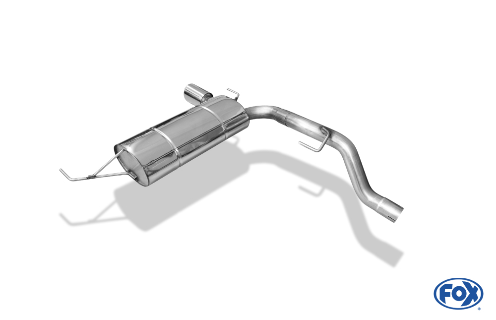 Opel Corsa D GSI Endschalldämpfer quer Ausgang einseitig - 1x100 Typ 16 Opel Corsa D GSI Endschalldämpfer quer Ausgang einseitig - 1x100 Typ 16