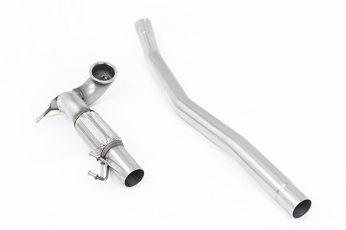 V2 Large Bore Decat Downpipe (104mm to 80mm) - Must be fitted with Milltek Sport Cat Back für Volkswagen Arteon