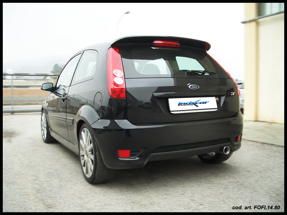 FIESTA 2.0 16V ST (150PS) Sportauspuff 80mm Edelstahl FIESTA 2.0 16V ST (150PS) Sportauspuff 80mm Edelstahl