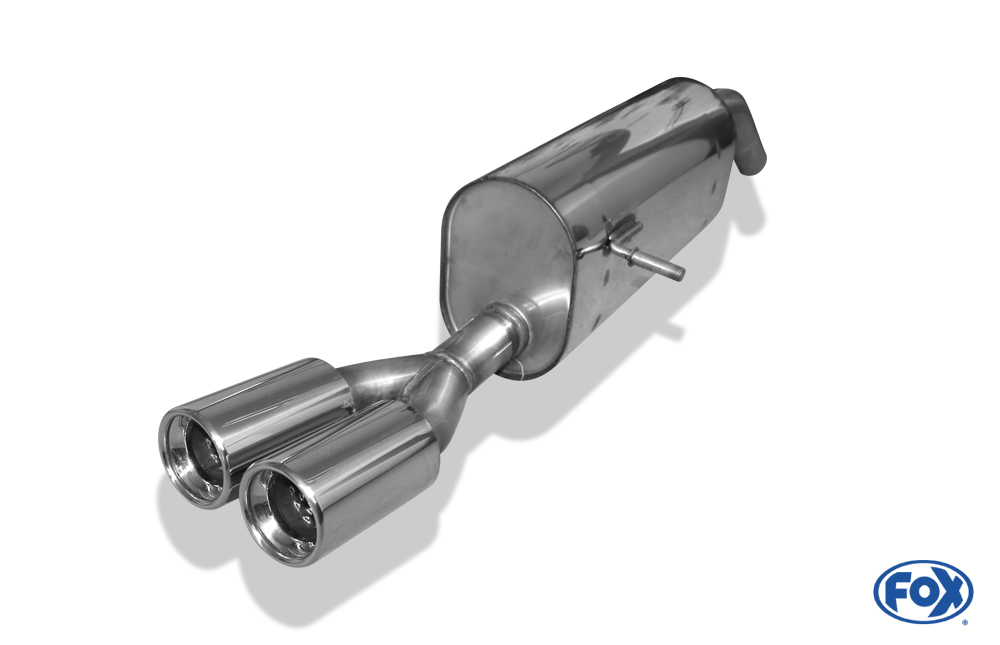 Peugeot 207 SW Endschalldämpfer einseitig - 2x80 Typ 13 Peugeot 207 SW Endschalldämpfer einseitig - 2x80 Typ 13