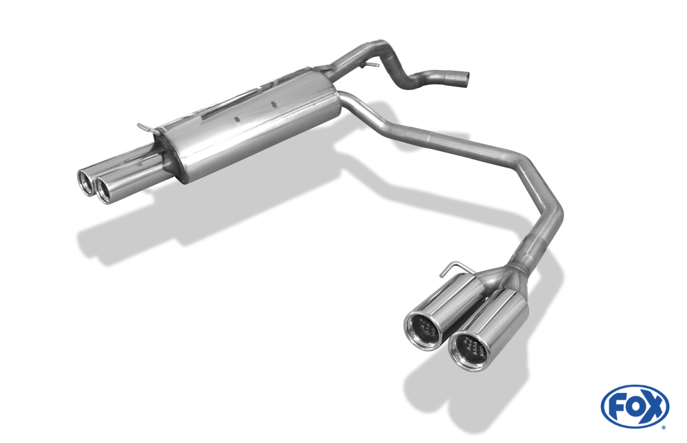 VW Beetle Typ 1C/ 9C Endschalldämpfer Ausgang rechts/links - 2x76 Typ 13 rechts/links