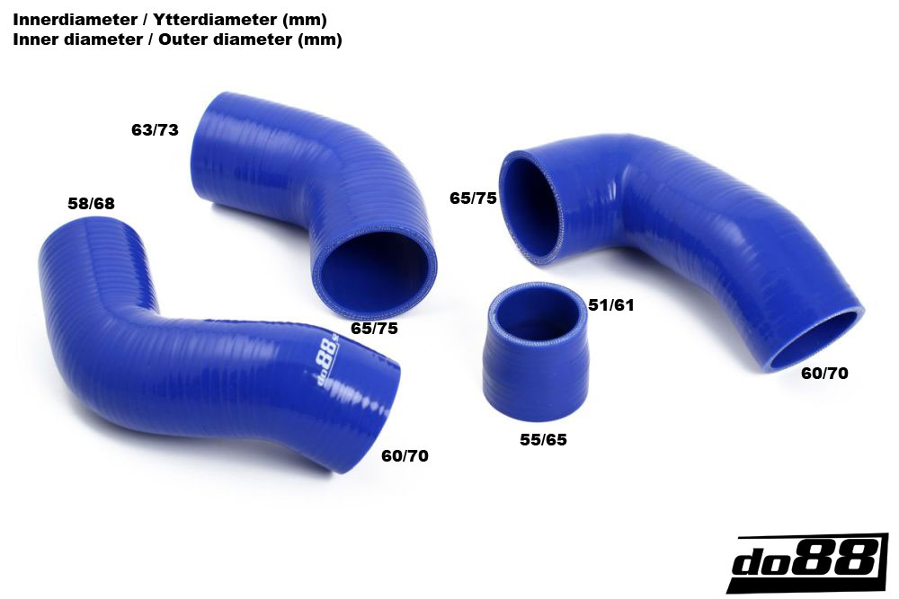 Volvo 740/940 Turbo 92-98 Druckschläuchen Blau