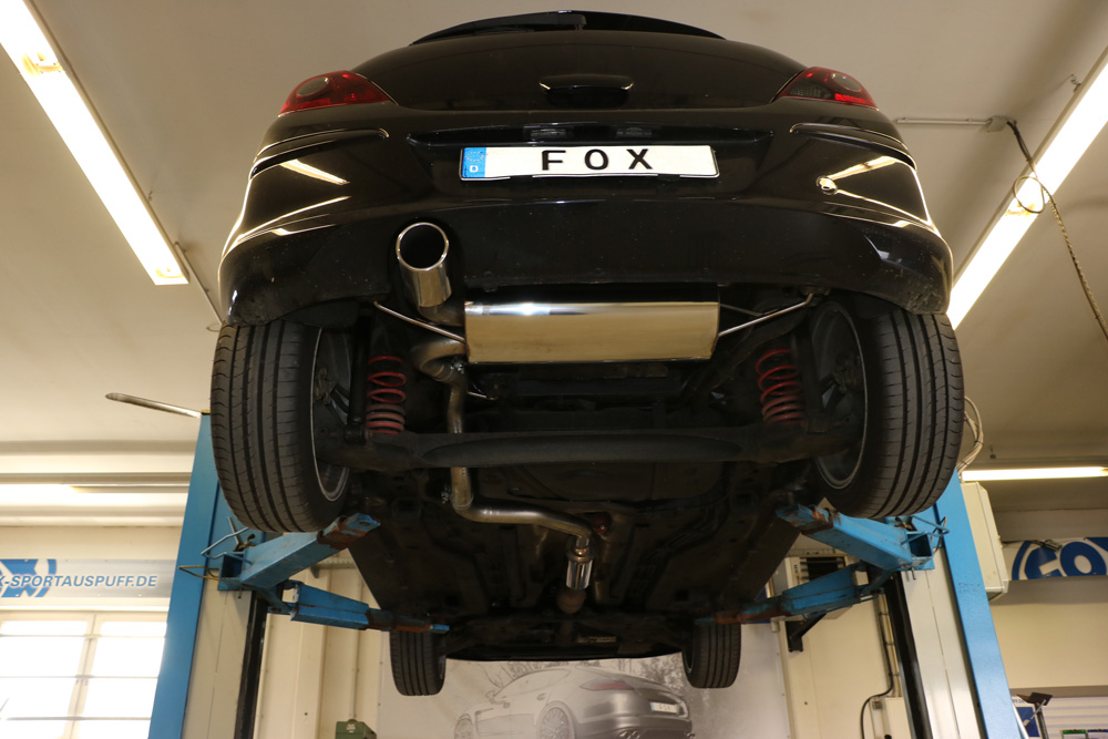 Opel Corsa D GSI Endschalldämpfer quer Ausgang einseitig - 1x100 Typ 16