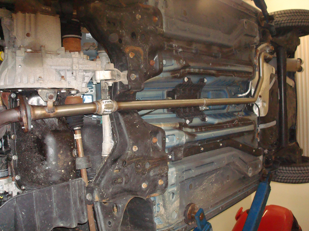 Fiat Grande Punto 199 Verbindungsrohr Endschalldämpfer/ Kat für 1,2l mit Flextück