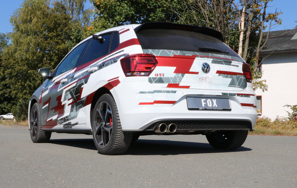 VW Polo AW1 GTI Endschalldämpfer - 2x90 Typ 16 VW Polo AW1 GTI Endschalldämpfer - 2x90 Typ 16