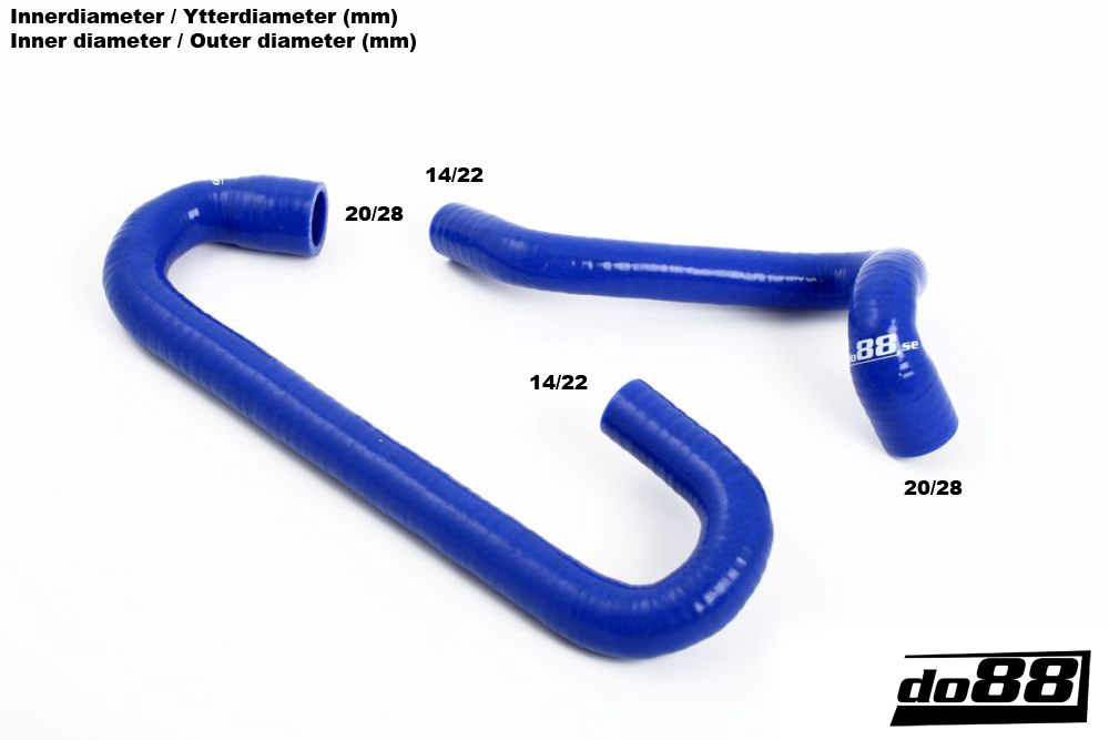 Volvo 700/940 Turbo 90-98 Leerlaufreglerschlauch Blau Volvo 700/940 Turbo 90-98 Leerlaufreglerschlauch Blau