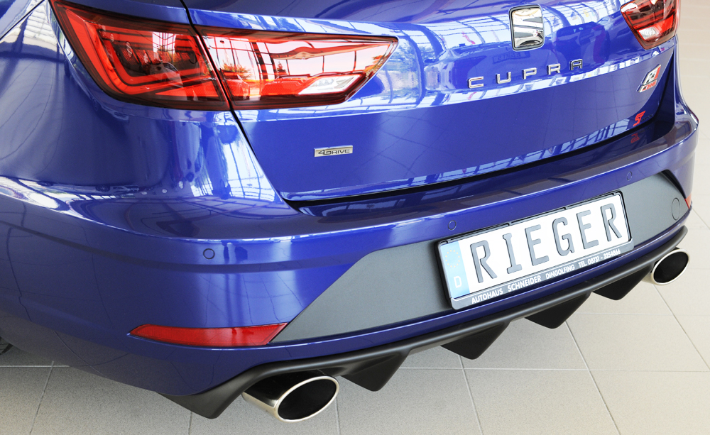 Rieger Heckeinsatz - Seat Leon Cupra Seat Leon Cupra (5F): 5-tür. (ST/Kombi)