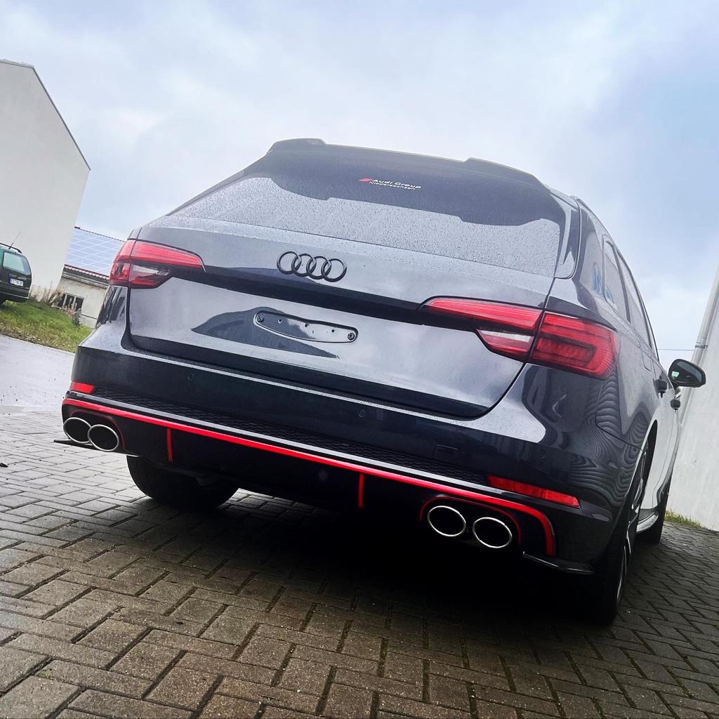 Audi S4 - B9 Endschalldämpfer rechts/links mit Abgasklappen, Mittelschalldämpfer und Vorschalldämpfer - 2x106x71 Typ 44 rechts/links