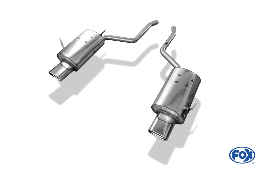 BMW E38 730i/ 735i/ 740i - Ohne Stoßstangenausschnitt Endschalldämpfer rechts/links - 160x80 Typ 53 rechts/links