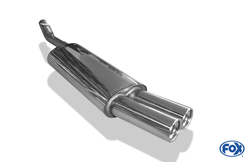 Opel Vectra A Stufenheck Endschalldämpfer - 2x76 Typ 13 Opel Vectra A Stufenheck Endschalldämpfer - 2x76 Typ 13