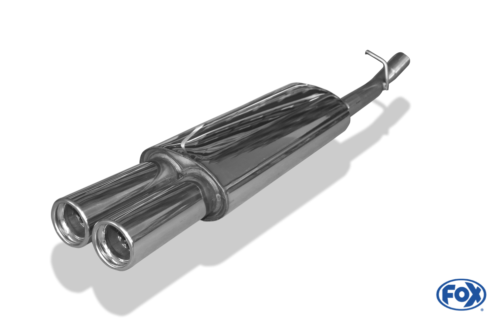Opel Vectra A Stufenheck Endschalldämpfer - 2x76 Typ 13 Opel Vectra A Stufenheck Endschalldämpfer - 2x76 Typ 13