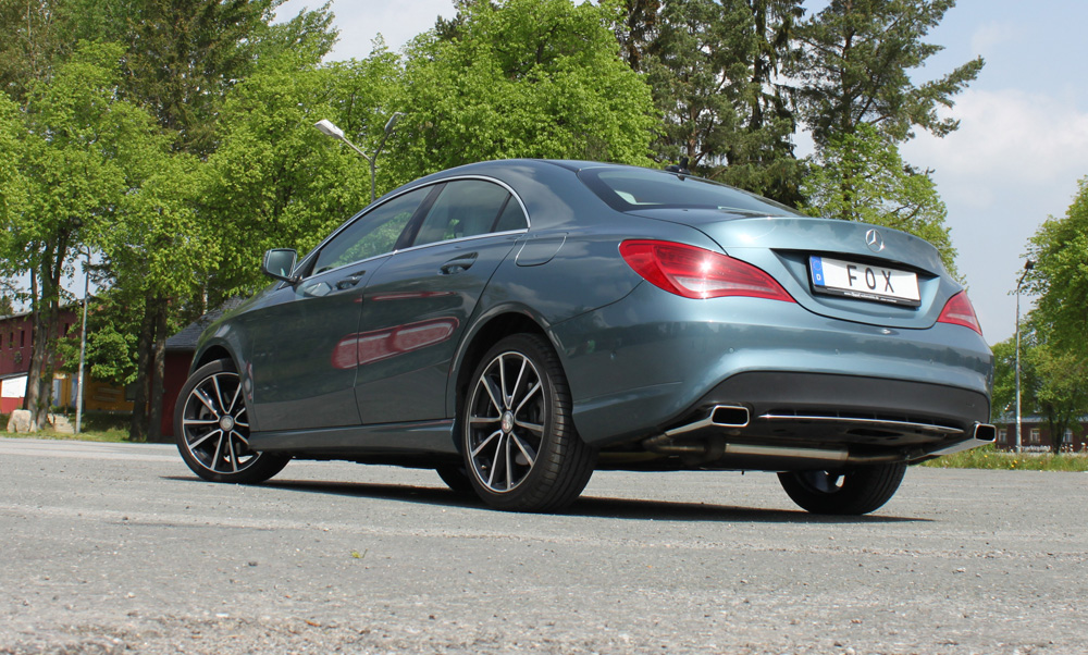 Mercedes CLA - C117/ X117 Frontantrieb Endschalldämpfer quer Ausgang rechts/links - 145x65 Typ 59 rechts/links