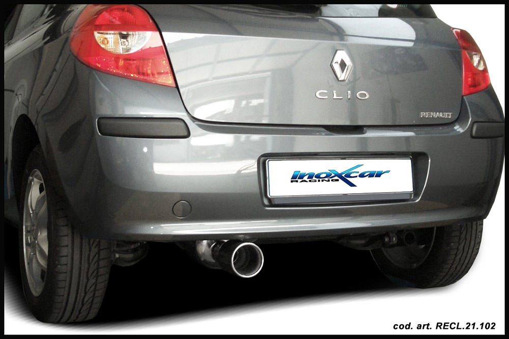 CLIO 3 1.2 16V (75PS) Sportauspuff 102mm Edelstahl