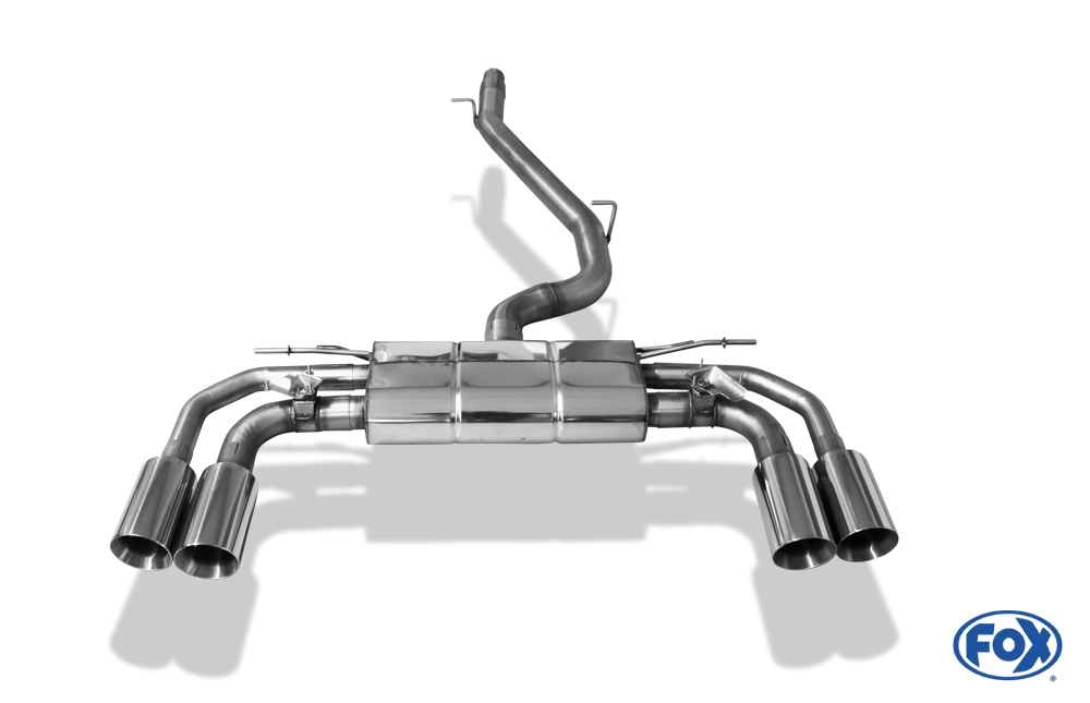CUPRA Formentor 4x4 Halbanlage ab Kat - 2x100 Typ 25 rechts/links - mit 2 elektronischen Klappen Audi S3 GY - Limousine Halbanlage ab OPF mit Abgasklappen - 2x114 Typ 25 rechts/links