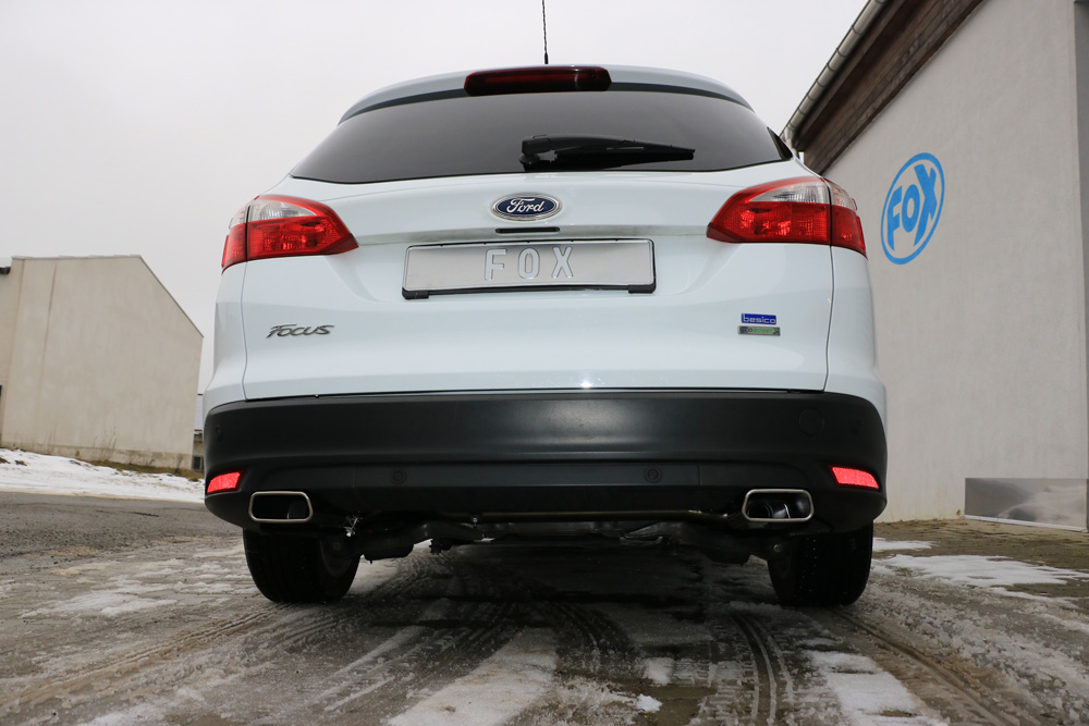 Ford Focus III Ecoboost - Turnier/ Kombi Endschalldämpfer Ausgang rechts/links - 145x65 Typ 59 rechts/links Ford Focus III Ecoboost - Turnier/ Kombi Endschalldämpfer Ausgang rechts/links - 145x65 Typ 59 rechts/links