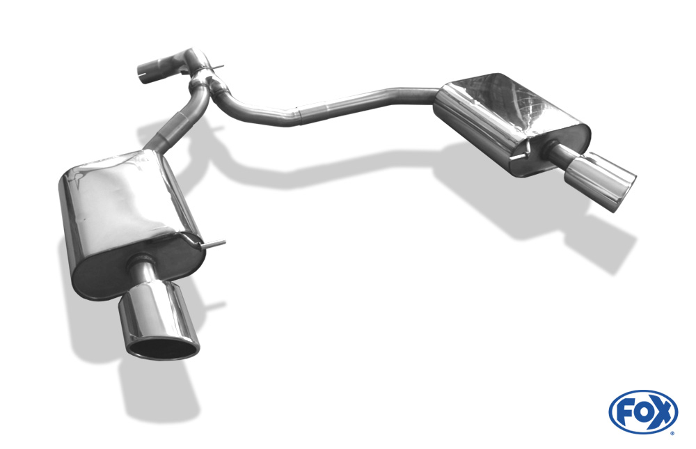 Ford S-Max Endschalldämpfer rechts/links - 115x85 Typ 38 rechts/links Ford Galaxy II - WA6 Endschalldämpfer rechts/links - 115x85 Typ 38 rechts/links