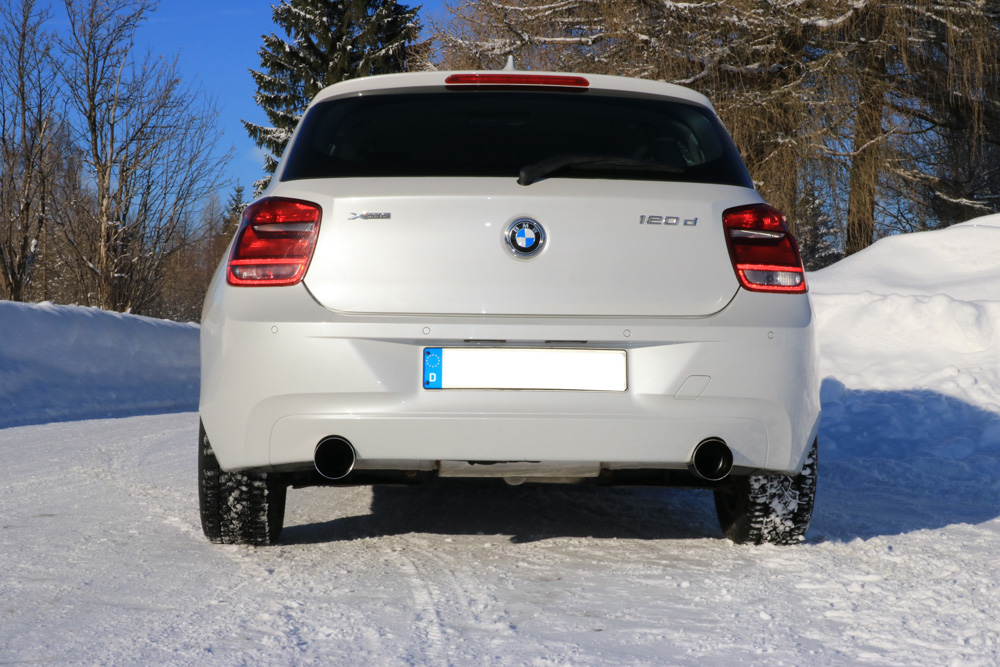 BMW F20/F21 - 120d Endschalldämpfer quer Ausgang rechts/links - 1x100 Typ 10 rechts/links BMW F20/F21 - 120d Endschalldämpfer quer Ausgang rechts/links - 1x100 Typ 10 rechts/links